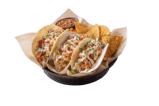 3 REBEL CHICKEN TACOS 