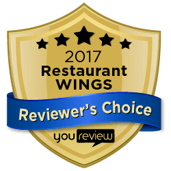 YouReview.us - 2017 Reviewers Choice Award - Best WINGS!!!