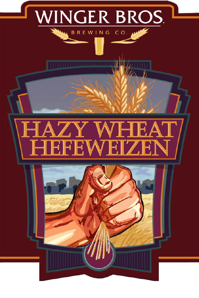 Hazy Wheat Hefeweizen Craft Beer